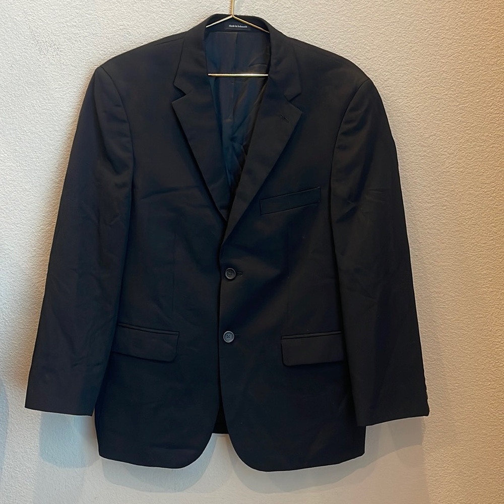 Pronto Uomo Platinum 100% Wool Suit Jacket Size 40S - Picture 2 of 9